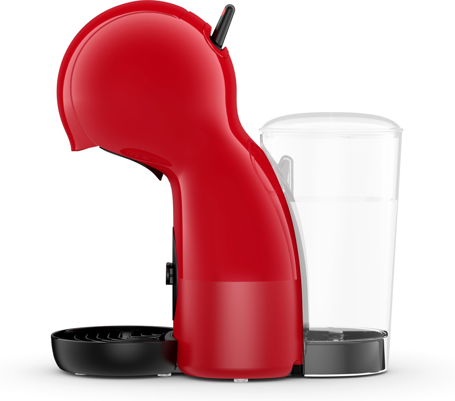 Dolce Gusto Piccolo, rood, zij-aanzicht