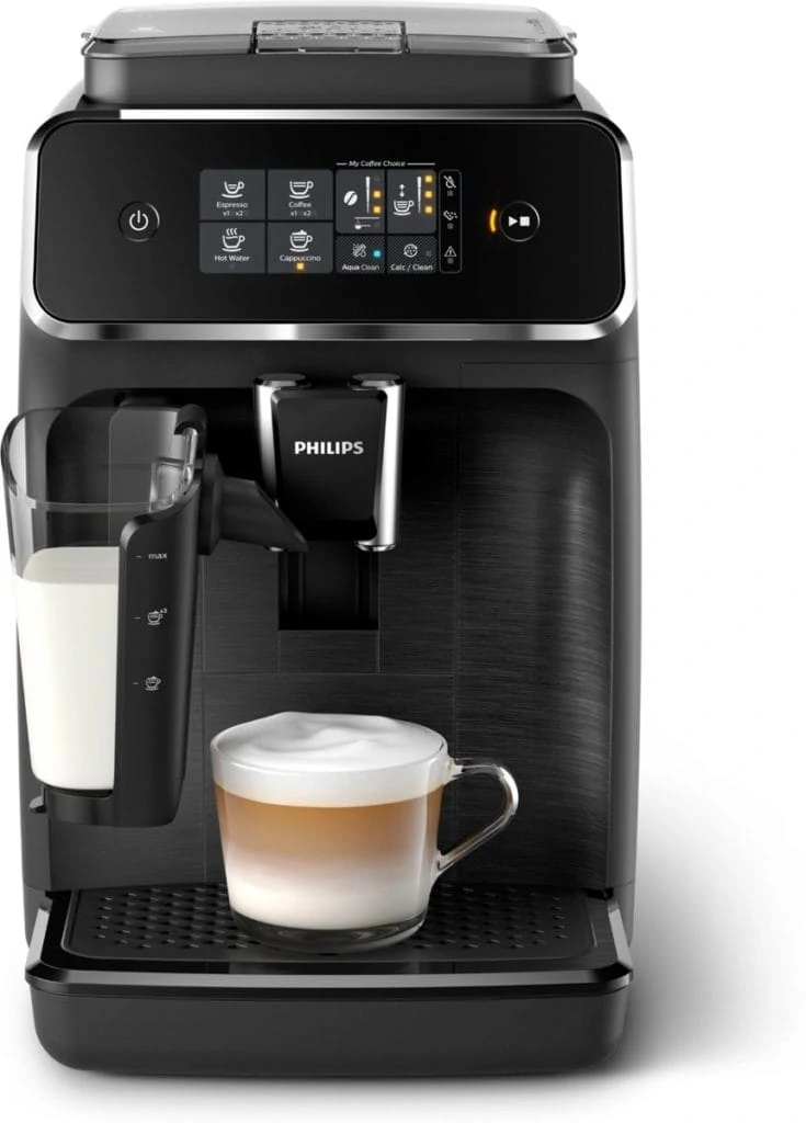Philips 2200 serie koffiemachine vooraanzicht
