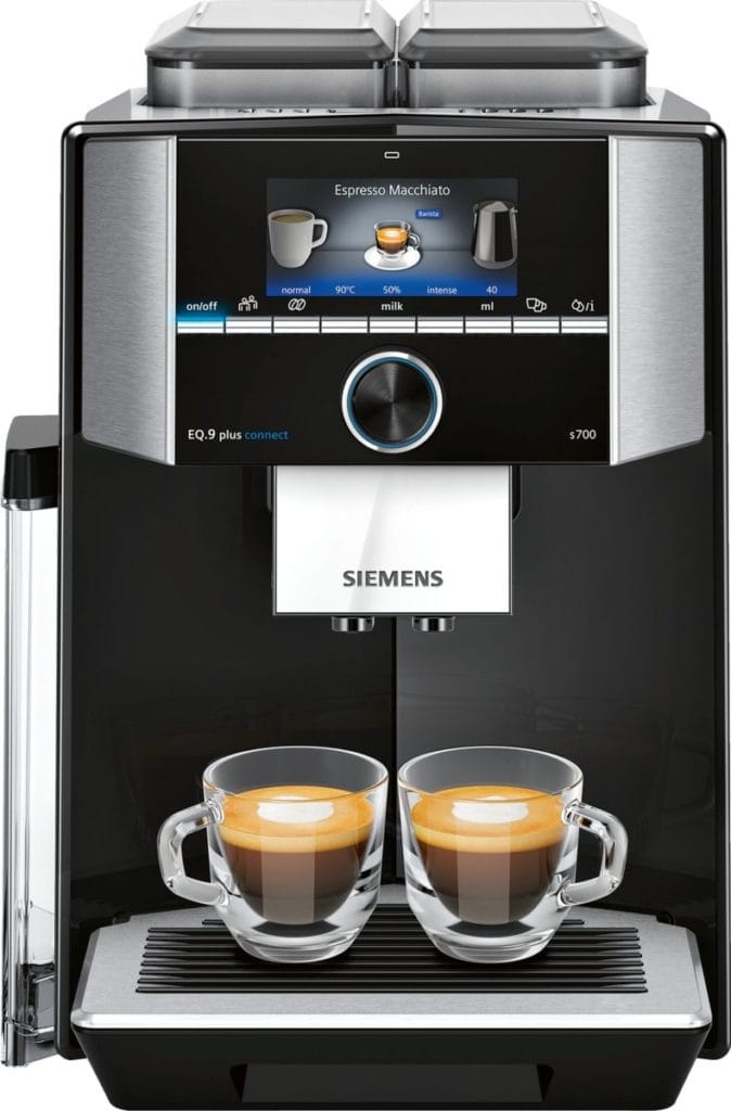 Siemens koffiemachine vooraanzicht