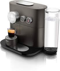 Koffiezetapparaat met capsules, zij-aanzicht, schuin